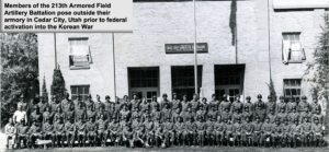 213th Armored Field Artillery Batallion in 1950